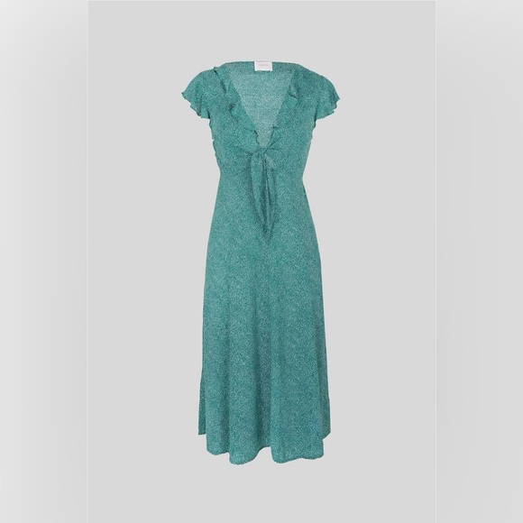 Auguste the Label Diamond Rumba Midi Dress Green‎ size - Picture 1 of 7